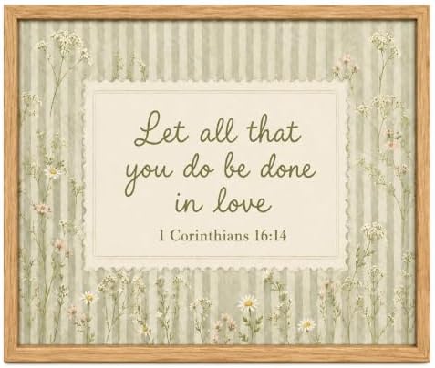 Bible Verse Art Prints, Trendy Wall Art Framed Wall Art for Home