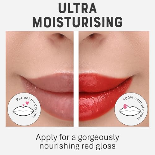 Dr. Lipp Superfood Lip Tint Red Redish 8ml – 4-in-ONE Ultra Moisturising Tinted Lip Balm, Lip Gloss, Cheek Blush & Glossy Eyeshadow – 100% Natural – Fragrance & Cruelty Free - Image 5
