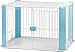 Iris Ohyama, Kojec wewnętrzny dla psa / szczeniaka z podstawązdejmowany dach, drzwi przesuwne z zatrzaskiem, haki do łatwego montażudla psa - Pet Circle CLS-960, niebieski