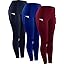 9017 Yoga Pant 3 Pack:blue/Navy/Red