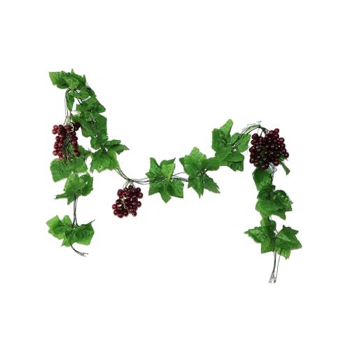 LONGHAO Grappes De Raisins Artificiel,Raisin Artificial,Raisin Artificiel Et Vigne,Raisins RéAlistes Décoration,3 Ensembles De Brochettes De Raisin,Brochettes De Raisin,pour La Décoration