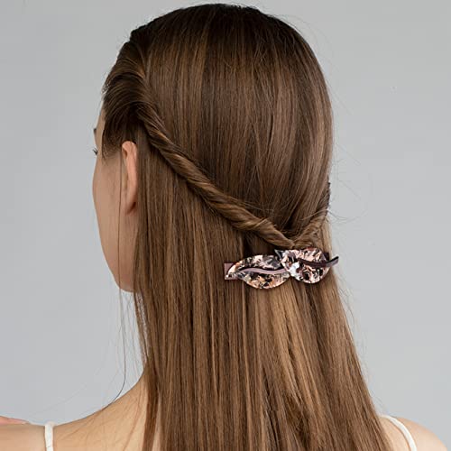 Jayongnee Clip Leaf Hair Clips Barrettes For Women,Elegant Leaves Style Duckbill Barrette, Decorative Leaves Design Hair Clips French Hair Clips For Girls Mother's Day #TOP3