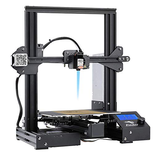Image of Comgrow Wol 3D Ender 5 Pro Model 2021 3D Printer Silent Board Pre-Installed Upgraded Features Metal Extruder Frame New And Improved Filament Tubing