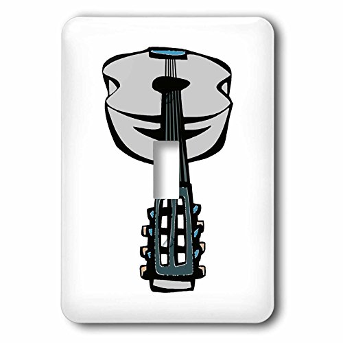 Interrupteur simple 3dRose Lsp_175855_1 gris mecanisme commande - 3
