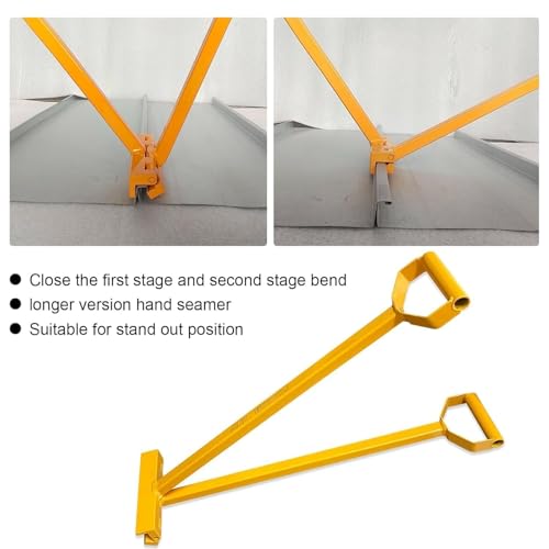 Doblador de dobladillo resistente para bloqueo mecanico de doble pliegue 5