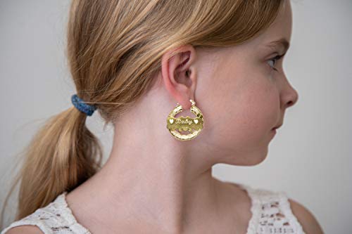 Handmade Personalized Name Jewelry Earrings 14K Gold Plated-Custom Made Any Name Gift For Women Girls #TOP6