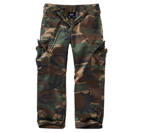 Brandit Kids Us Ranger Trousers Woodland Size 7-8 (Tag Size 122/128) #TOP22