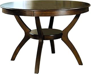 Nelms Table with Shelf Deep Brown - coolthings.us