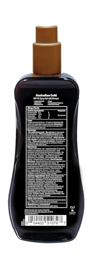image for Australian Gold Spray Gel Sunscreen with Instant Bronzer SPF 50, 8 Oun