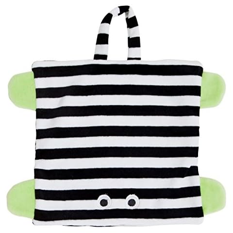 Farg Form Security Blanket Black/White Stripes Cover