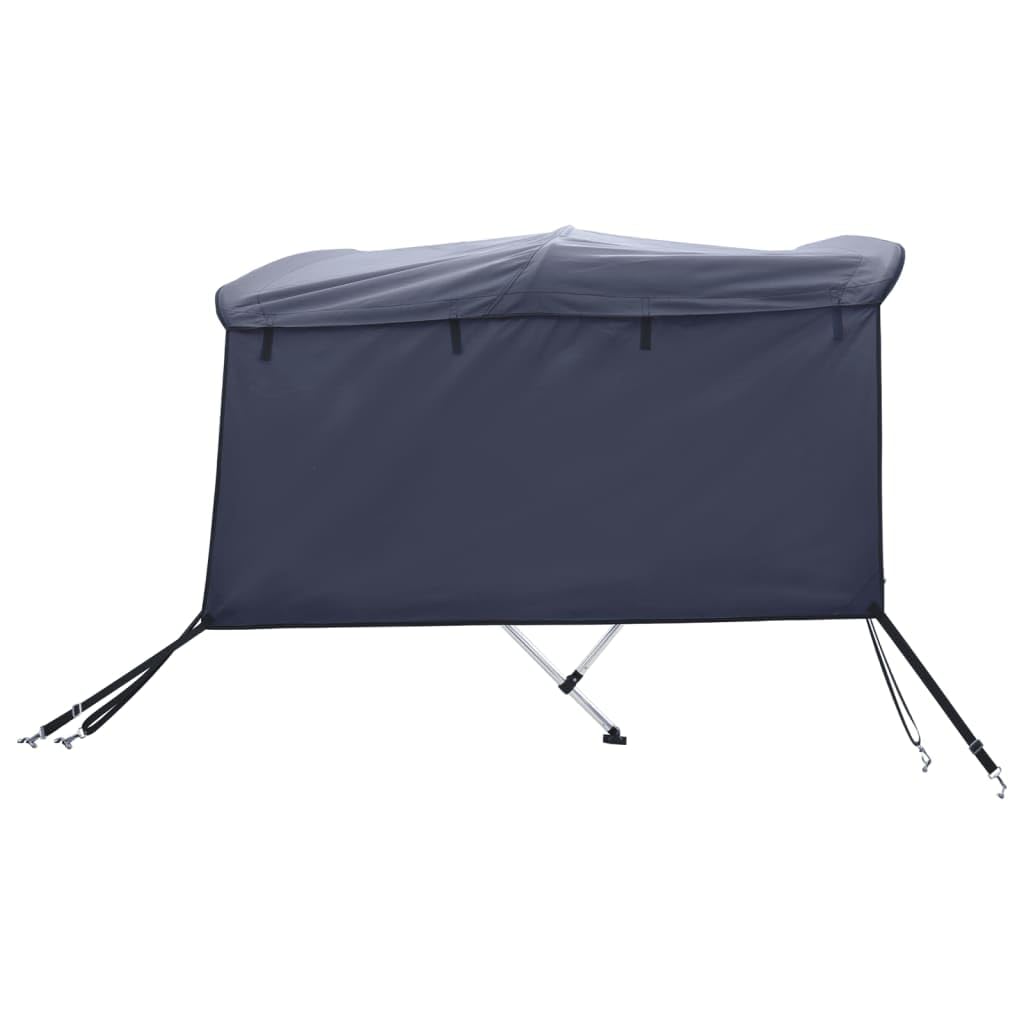 Toit bimini à 3 arceaux parois latérales 183x(170 182)x137 cm