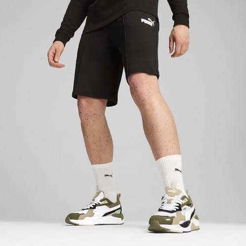 بوما شورت رياضي للرجال من اسينشالز بلس سبورتس كلوب 10 تي ار، مقاس M، اسود