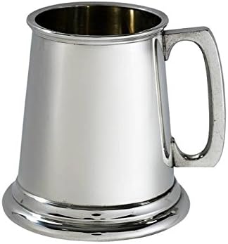 Plain Pewter Quater Pint Baby Mug, Baby Gift, Keepsake (Quarter Pint)