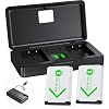 NP-BX1 Camera Battery (2 Pack) and 2-Channel USB Charger for Sony NP-BX1/M8, ZV-1, ZV-1F, ZV-1 II, Cyber-Shot DSC-HX80, HX90V, HX95, HX99, HX350, RX1, RX1R II, RX100 (II/III/IV/V/VA/VI/VII), AS300