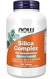 NOW Foods - Silica Complex Vegetarian 500 mg. - 180 Tablets