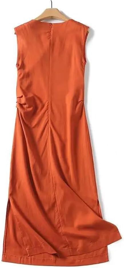 Women Round Collar Casual Dress Everyday Casual Wear Dress