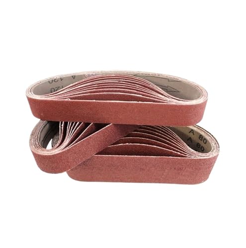 Wood Soft Metal Polishing Sandpaper Abrasive Bands for Belt Sander Abrasive Tool(All (Each 2PCS))