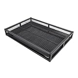 Dog Training Toilet Reusable Tray, Puppy Potty Training Tray, Indoor Outdoor Pet Litter Box with Iron Frame, Heavy - Duty Dog Potty Tray for Small Medium Large Dogs, Easy to Clean (M) - Image 3