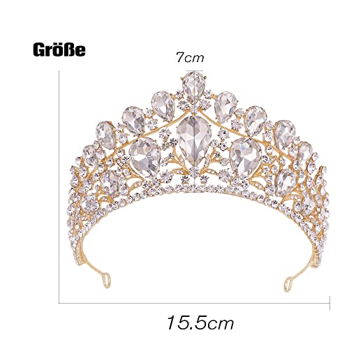 Milisente Kroon dames prinses diadeem bruiloft kroon bruid tiara bruids sieraden haaraccessoires - Image 5