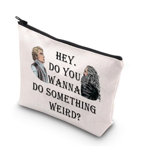 JNIAP OFMD TV Show Makeup Bag Stede And Edward Gifts Hey Do You Wanna Do Something Weird OFMD Merch Pirate Comedy TV Show Gift (Do Something Weird)