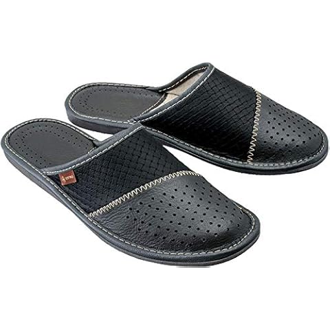 Chaussons ESTRO M55 Cuir Gris Cover