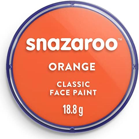 Snazaroo 1118553 Face Paint Classic Compacts, Orange
