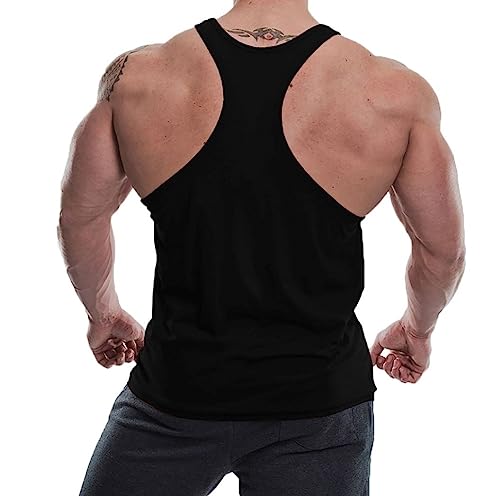 Image of THE BLAZZE Men's Cotton Sleeveless Tank Tops Gym Vest for Mens