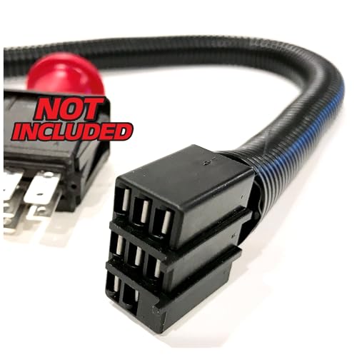 HD Switch PTO Switch Wire Harness Repair Kit 523030 1714772 1722887SM 50018299 174651 690-900-0055 532154963 146283 169416 483957 532174651 539174652 500016 056-8058-00 925-04174 Scag 481688 USA by HD Switch - Image 3