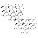 Câble en acier robuste et résistant à la découpe | Serrure de verouillage sûre | Avec boucle pratique pour la fixation