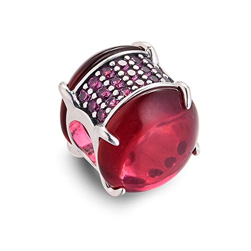 Abalorio de plata 925 ovalado compatible con pulsera Pandora 2