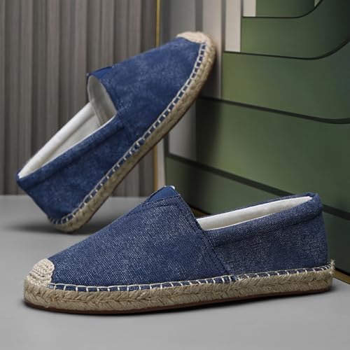 Mens Loafers Breathable Canvas Slipon Lightweight Comfortable and Casual Suitable for Daily Commute and Leisure Walking2