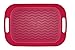 Produktbild chopmaster Große rechteckige rutschfeste Serviertablett mit Griff rot