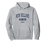 New Holland Ohio OH Vintage Sports a établi la conception marine Sweat à Capuche