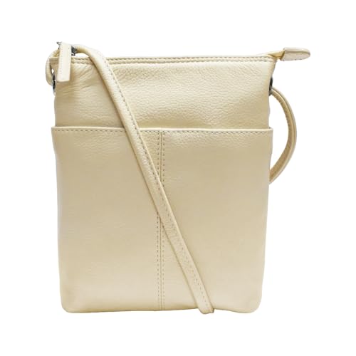 Image of ili New York Leather Mini Sac Crossbody - Genuine Leather Crossbody Bags for Women with RFID Blocking, Adjustable Strap