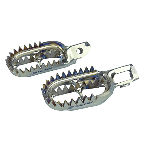 Cale pied Titane SCAR Gripper repose-pieds pour Husqvarna TC FC TE FE