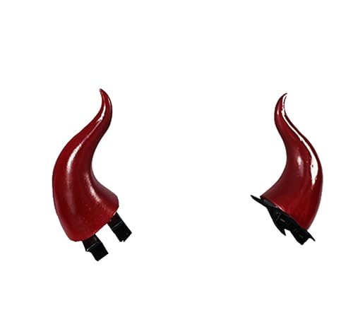 Miniatura 9 de Cuernos de diablo góticos oscuros, horquilla fantasma, borde de horquilla, pinzas para el cabello, disfraz de oreja de murciélago, disfraz de