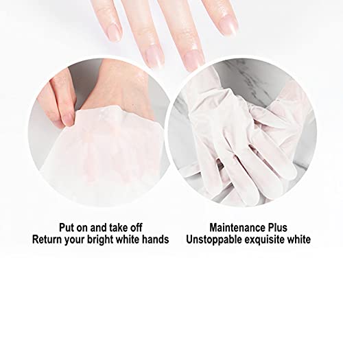Rose Hand Peel Mask, Acessório Hidratante para as Mãos da Mulher Melhorando as Mãos, Spa de Mãos rep