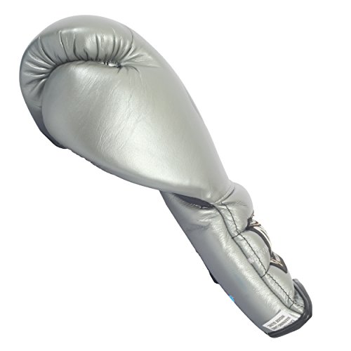 Ringside Cleto Reyes Lace Boxing Training Gloves , Silver , 16 Oz. #TOP1