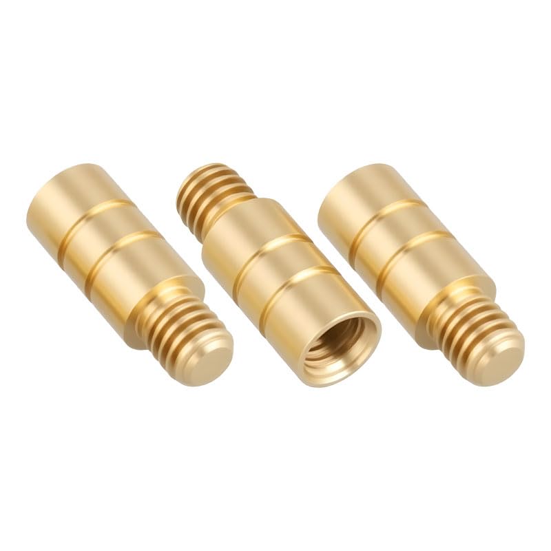 Nikovoke 3Pcs Dart Weights Kit, Brass Counterweight Accentuators for Precision Balance, Professional Training & Recreational Play, for Dart Players and Clubs