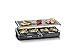 Severin RG 2372, Raclette 1300 W con Pietra Naturale, Regolatore di Temperatura in Continuo, Raclette 8 Persone con Padelline Antiaderenti, Superficie di Cottura Grill Raclette 46 x 23 cm