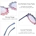 YINXIAQIYE 3/6 Pack Multicolor Girls Round Flower Sunglasses Cute Sunglasses Colorful Fashion Eyewear Outdoor Beach