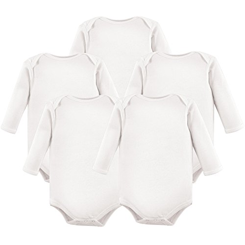 Image of Hudson Baby unisex-baby Cotton Long-sleeve Bodysuits