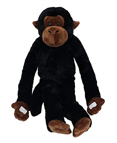 PIA International Stofftier Hängeaffe, schwarz, 95 cm, hängend, Kuscheltier Plüschtier, AFFE Affen Hängeaffen Cover