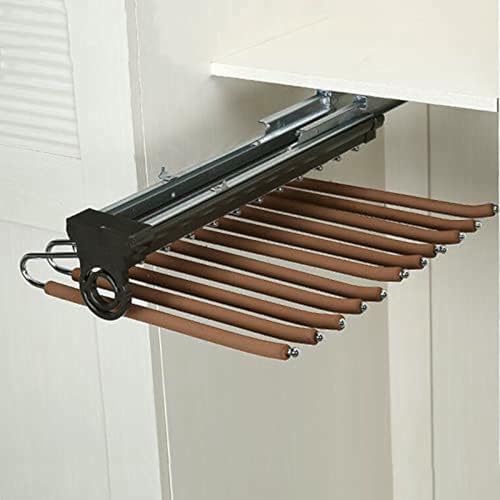 Estante de Pantalones Extensible Ajustable LWX Organizador Extraíble de Guardarropa