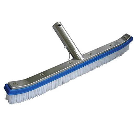 Kokido K025Cbp - Cepillo De Piscina Classic 45 Cm Mango Y Soporte De Aluminio Y Cerdas De Nylon Con Conexión Sencilla Con Palomillas Ez-Clip A Pértiga Estándar