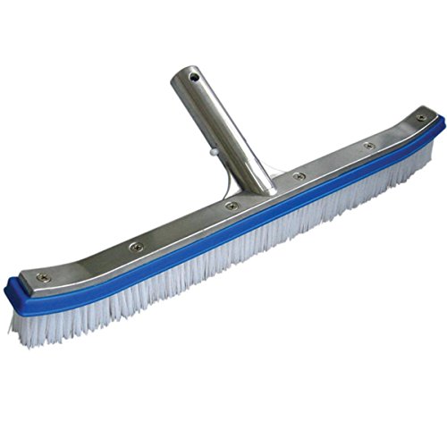 Kokido K025Cbp - Cepillo De Piscina Classic 45 Cm Mango Y Soporte De Aluminio Y Cerdas De Nylon Con Conexión Sencilla Con Palomillas Ez-Clip A Pértiga Estándar