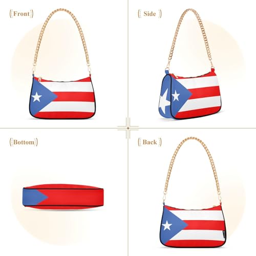 Patriot Flag Shoulder Bag Women Clutch Handbag Date Chain Bag Holiday Birthday3
