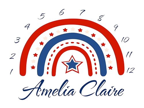 Image of OLIVE OLIVIA Personalized Monthly Baby Milestone Blanket, Baby Months Blanket, Perfect Custom Newborn Gifts,60 inchx80 inch