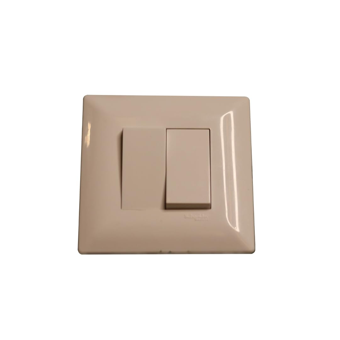 Schneider Electric - LIVIA WHITE - 10AX 2 way switch + 10AX 1 way Switch 2m Cover Plate For ~ Staircase Lighting-picture-16