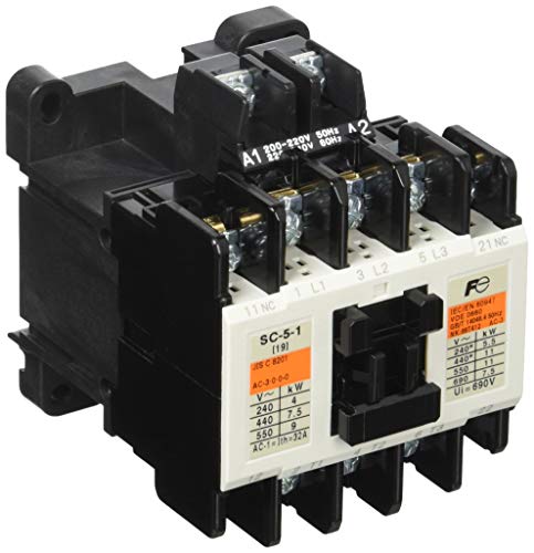 富士電機機器制御 標準形電磁接触器 AC220V SC-5-1 コイルAC220V 2B